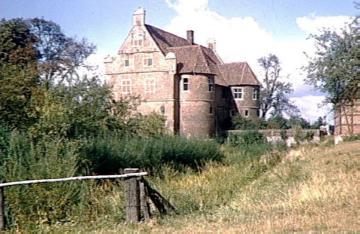 Haus Byink: Torhaus der einstigen Wasserburg, erbaut 1561, Südostansicht