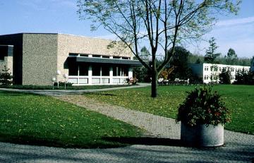Westfälische Klinik für Psychiatrie Benninghausen: Neues Sozialzentrum, erbaut 1970/71.
