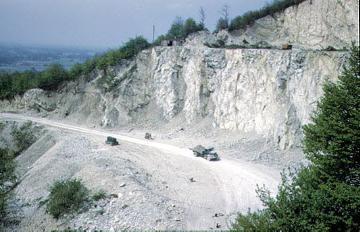 Kalksteinbruch 'Großer Berg' bei Künsebeck