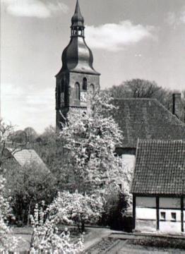 Blick auf die Pfarrkirche St. Martin, ehemalige Stiftskirche