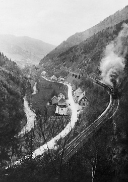 Die Höllentalbahn im südlichen Schwarzwald, um 1930?