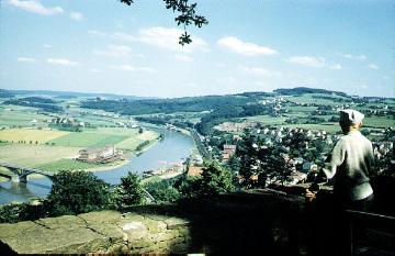 Blick vom Amtshausberg auf die Stadt an der Weser