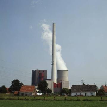 Kraftwerk neben Zeche Preussag: Kohleverstromung für das Netz der Rhein.- Westf. Elektrizitätswerke