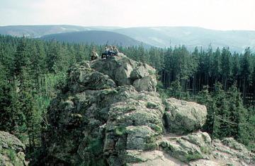Im Naturschutzgebiet Bruchhauser Steine auf dem Istenberg bei Bruchhausen