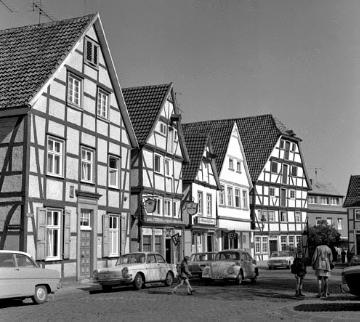 Häuserzeile, Am Seel 6 bis 10: Fachwerkhäuser des 17. und 18. Jahrhunderts