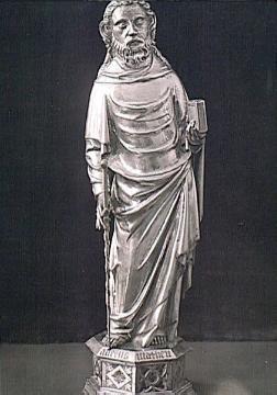 Silberstatuette des Hl. Matthäus, um 1400 (Paulus-Dom)