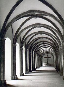 Kloster Corvey, ehem. Benediktinerabtei, 1951: Kreuzgang