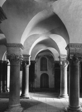 St. Stephanus und Vitus-Kirche, Kloster Corvey: Krypta im Westwerk-Untergeschoß der ehemaligen Abteikirche