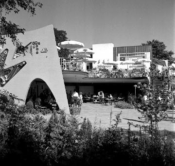 Westfalenpark, Bundesgartenschau 1959: Park-Café mit Sonnenterrasse