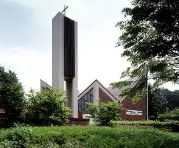 Martin Luther-Kirche, Kirchturmansicht, Mecklenbecker Straße 437