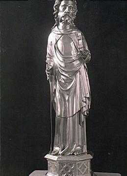Silberstatuette des Hl. Thomas, um 1400 (Paulus-Dom)