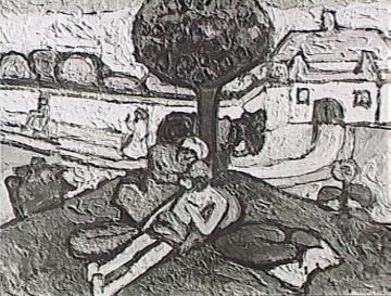 Der barmherzige Samarita: 1907, Gemälde von Paula Modersohn-Becker