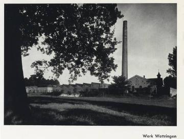 Spinnweberei F. A. Kümpers, gegr. 1886: Zweigwerk Wettringen, errichtet 1893 (Aufnahme um 1935?)