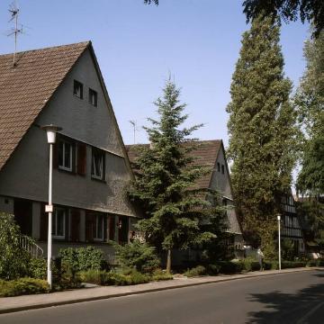 Einstige Zechensiedlung Dahlhauser Heide (erbaut 1906-15): Häuserpartie in der Sechs-Brüder-Straße