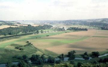 Blick von Burg Blankenstein ins Ruhrtal nach Nordosten