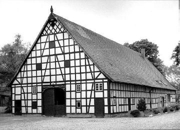 Ein 1831 erbautes Bauernhaus in Fachwerk