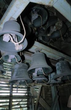 Das Glockenspiel im Turm des Landeshauses (Freiherr vom Stein-Platz)