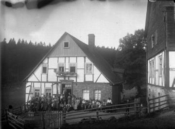 Jugendherberge Berleburg-Kühhude, Siegerland, eröffnet 1912, undatiert, um 1912?