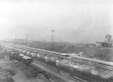 Pipeline und Werksbahn der Zeche Franz Haniel