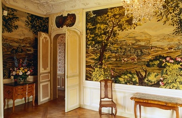 Schloss Clemenswerth: Partie eines herrschaftlichen Wohnraumes