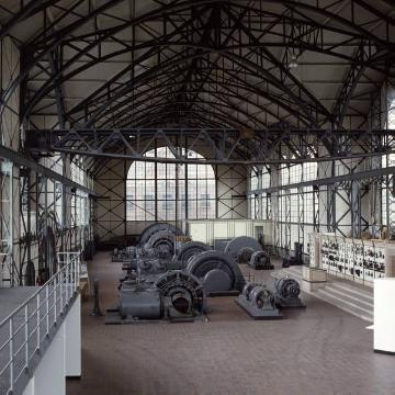 In der Maschinenhalle auf Zeche Zollern, Dortmund -  Zechenerbauung 1898-1904, Stilllegung 1966, ab 1981 erster Standort des LWL-Industriemuseums - Westfälisches Landesmuseum für Industriekultur
