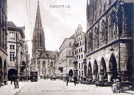 10_5728 Historische Stadtansichten von Münster, Postkarten