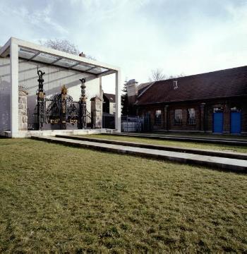 Die Flottmann-Hallen, ein Kultur- und Veranstaltungszentrum in Herne, Teil der Route der Industriekultur: Jugendstil-Tor