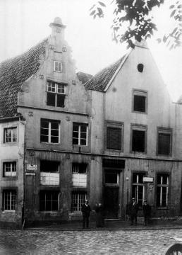 Doppelhaus an der Johannisstraße 14/15 kurz vor dem Abriss 1911