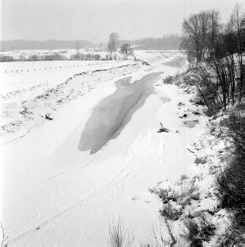 Winterlandschaft an der Ems Höhe Wauligmann
