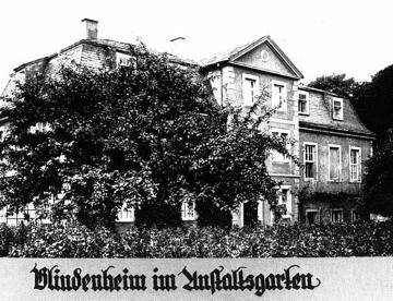 Blindenwohnheim der Von Vincke'sche Provinzial-Blindenanstalt Paderborn, gegr. 1842 als Privatstiftung durch Pauline von Mallinckrodt (ab 1847 Provinzialverband Westfalen)