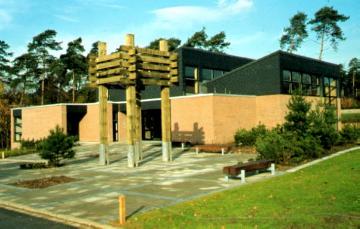 Krankenhauskapelle der neuen Haard-Klinik, LWL-Klinik Marl-Sinsen für Kinder- und Jugendpsychiatrie, erbaut 1968-1974.