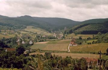 Blick auf Berlebeck und zur Falkenburg