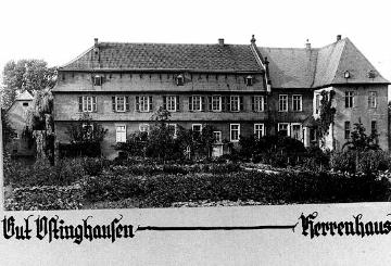 Gut Düsse, Versorgungshof des Provinzial-Landarmen- und Arbeitshauses Lippstadt-Benninghausen. Undatiert, um 1928?