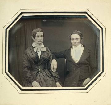 Ehepaar Sophie und Franz Winiewski, Daguerreotypie