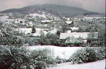 Winterlandschaft mit Blick auf Berlebeck