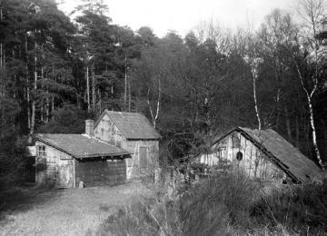 Jagdhütte in der Haard nahe Ahsener Weg (Jans Bomsens - Ahsen)