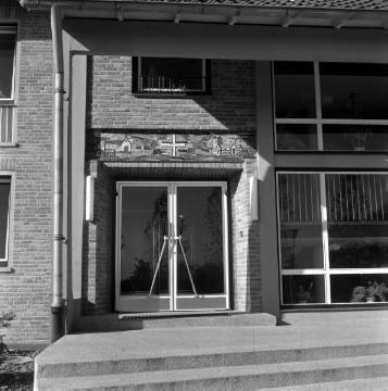 Münster-Gievenbeck: Katholische Bildungsstätte Haus Mariengrund 1959, Eingangsbereich