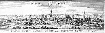 Soest, historische Stadtansicht, Graphik
