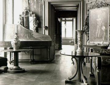 Schloss Velen: Teil des Salons vor dem Brand 1931