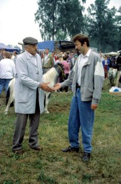 Pferdemarkt Telgte,1992: Verkaufsabschluss per Handschlag