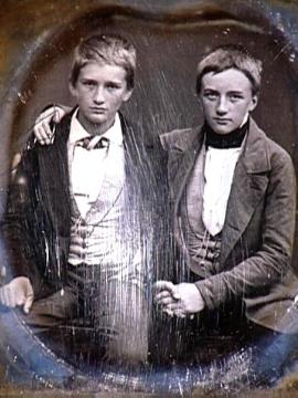 Heinrich und Werner Moldeck von Arneberg, Daguerreotypie