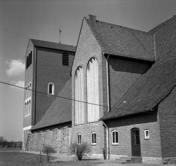 Greven, 1959: St. Josef-Kirche, Südseite