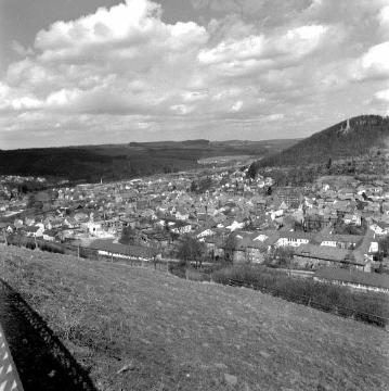 Niedermarsberg mit Blick auf den Bilstein
