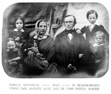 Familie Wiendieck in Neuenkirchen, Daguerreotypie