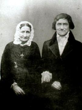 Ehepaar Barbara und Joseph Thüssing, Reproduktion einer verschollenen Daguerreotypie