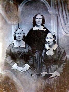 Louise, Isabelle und Johanne von Kleinsorge, Ambrotypie