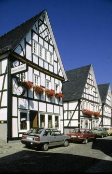 Ackerbürgerhäuser im historischen Altstadtviertel "Alter Flecken"