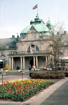 Partie des Kurhauses, 1905-1908 im Stil eines barocken Schlosses errichtet