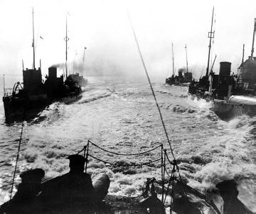 Marine im Ersten Weltkrieg: Torpedoboots-Flotille der deutschen Marine während des Einsatzes