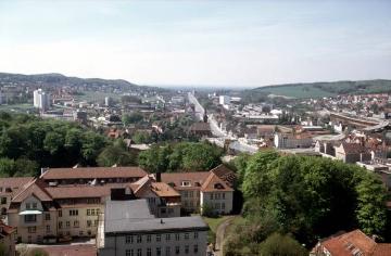 Blick von der Burg Sparrenberg nach Südwesten (Richtung Ortsteil Bethel)